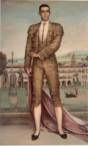 Cordobes boğa güreşinin bir öznesi olarak Machaquito veya Machaquito by Julio Romero de Torres